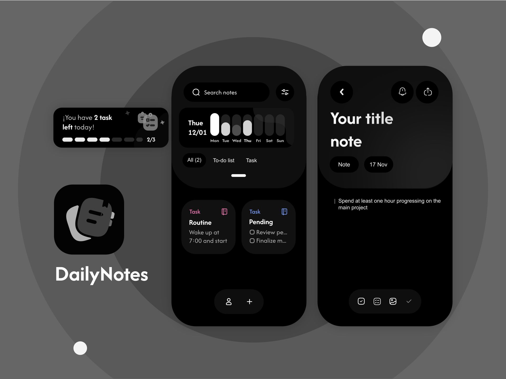 FastNotes — Aplicación móvile de productividad